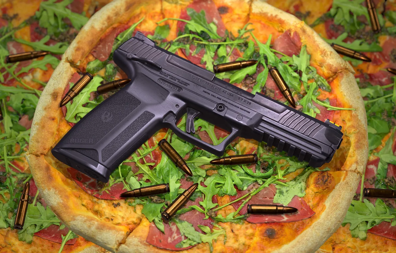 Фото обои США, самозарядный пистолет, Ruger-57, 5.7x28