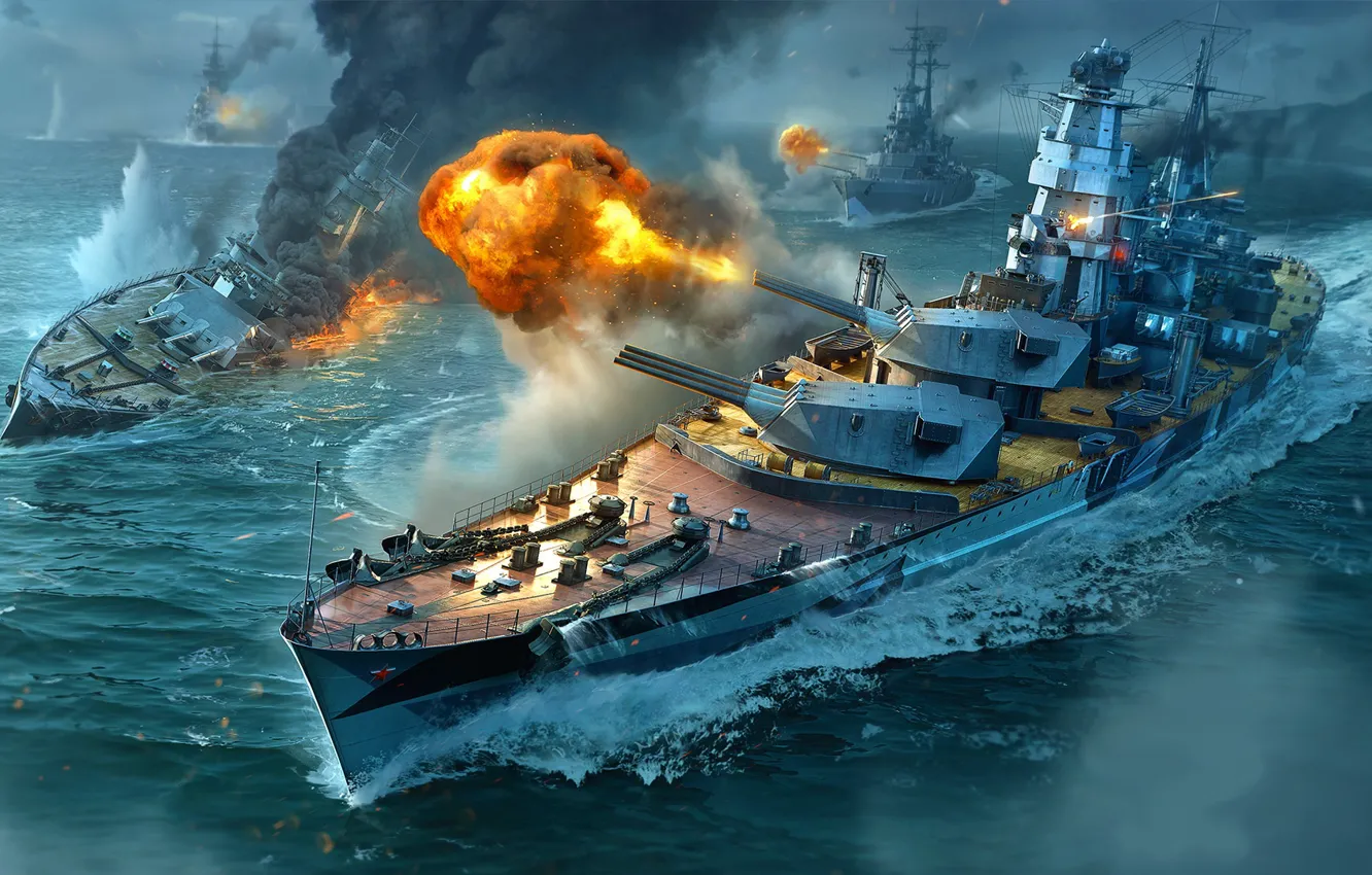Фото обои СССР, Тяжёлый крейсер, Крейсер проекта 69 Кронштадт