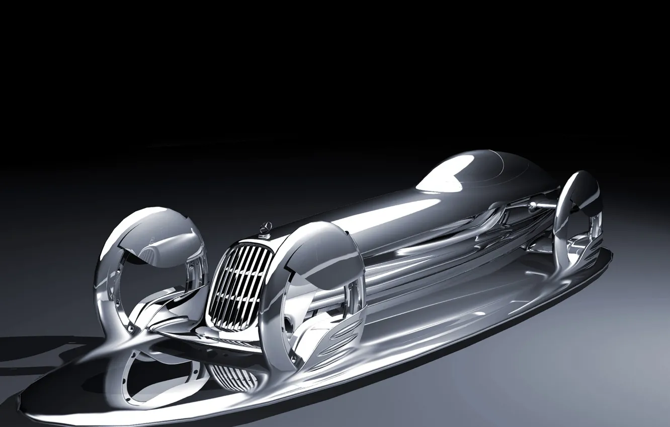 Фото обои Silverflow, Mercedec Benz