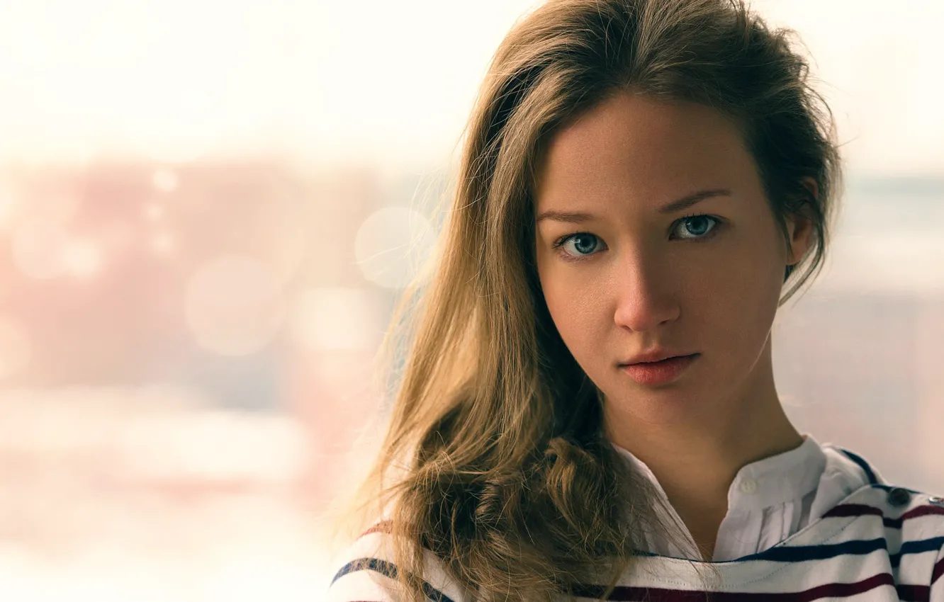 Фото обои портрет, Jennifer Lawrence, Оля