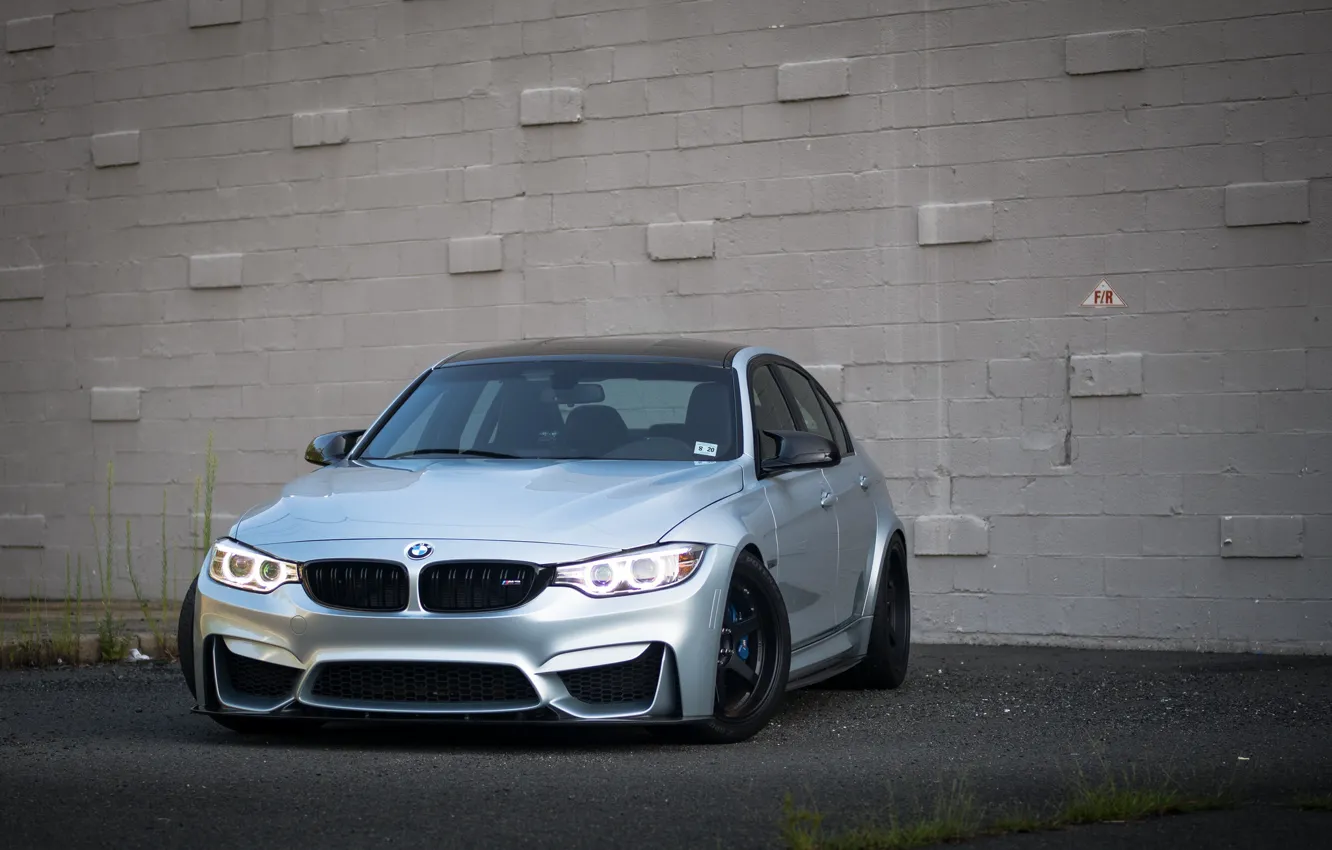 Фото обои BMW, Silver, F80, Sight, Adaptive LED