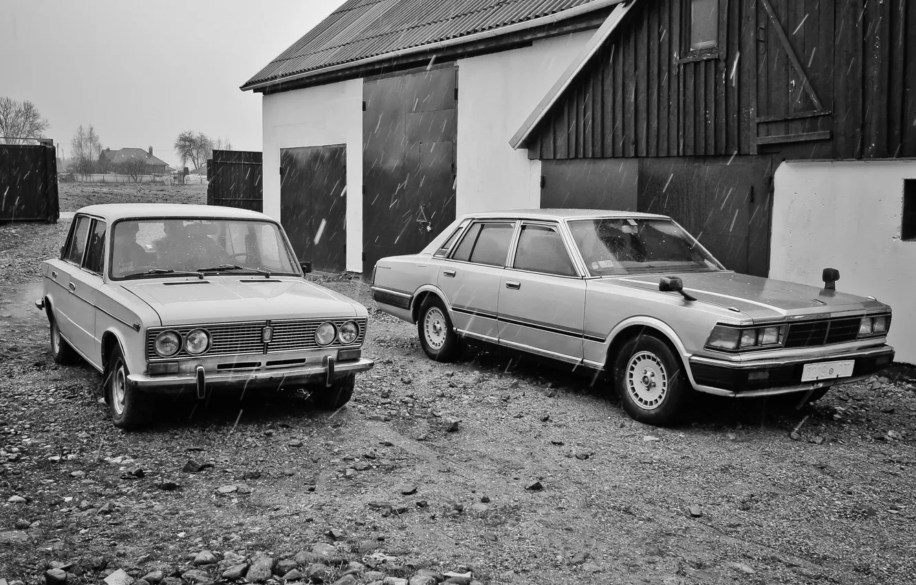 Фото обои nissan, japan, vaz, vaz 2103, nissan cedric