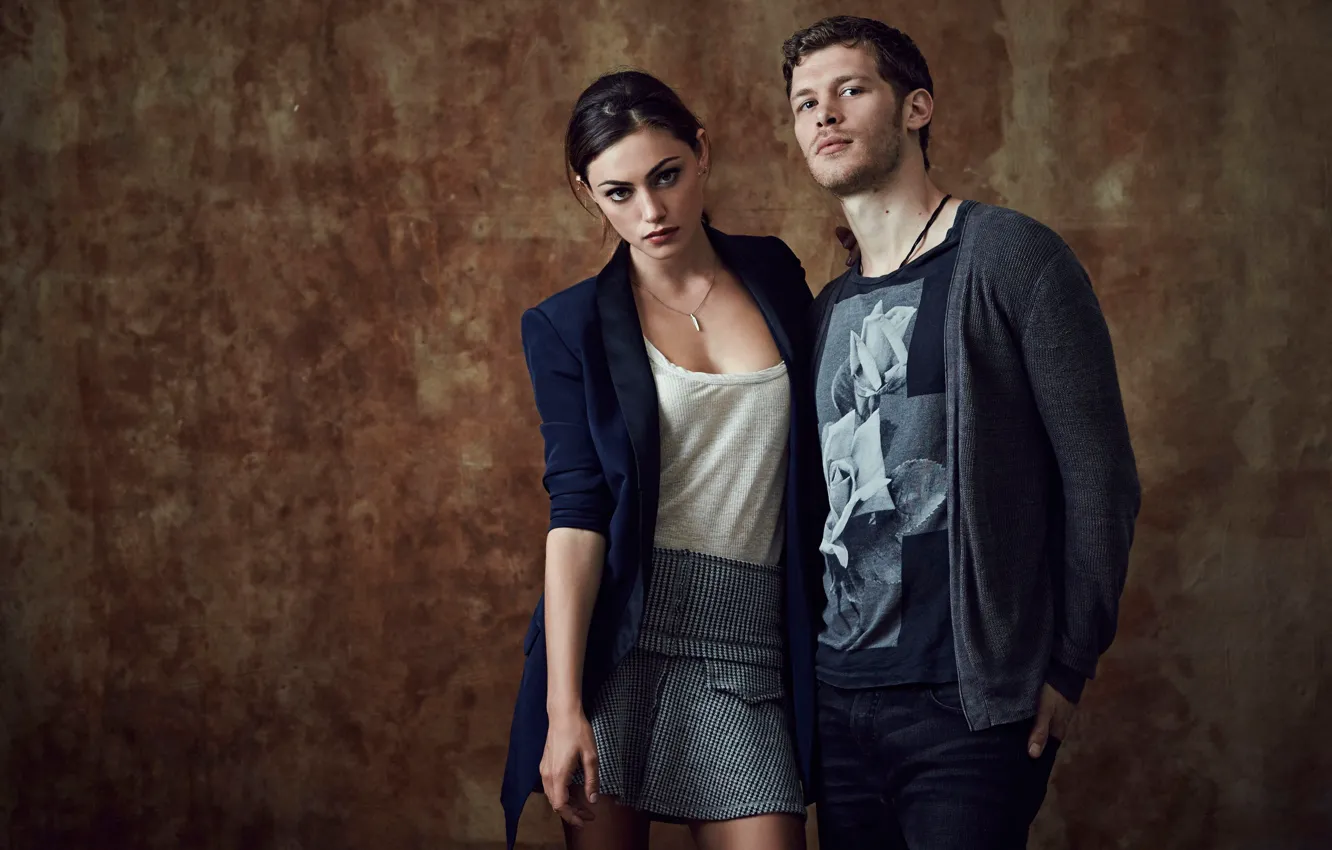 Фото обои Joseph Morgan, Phoebe Tonkin, Фиби Тонкин, The Originals