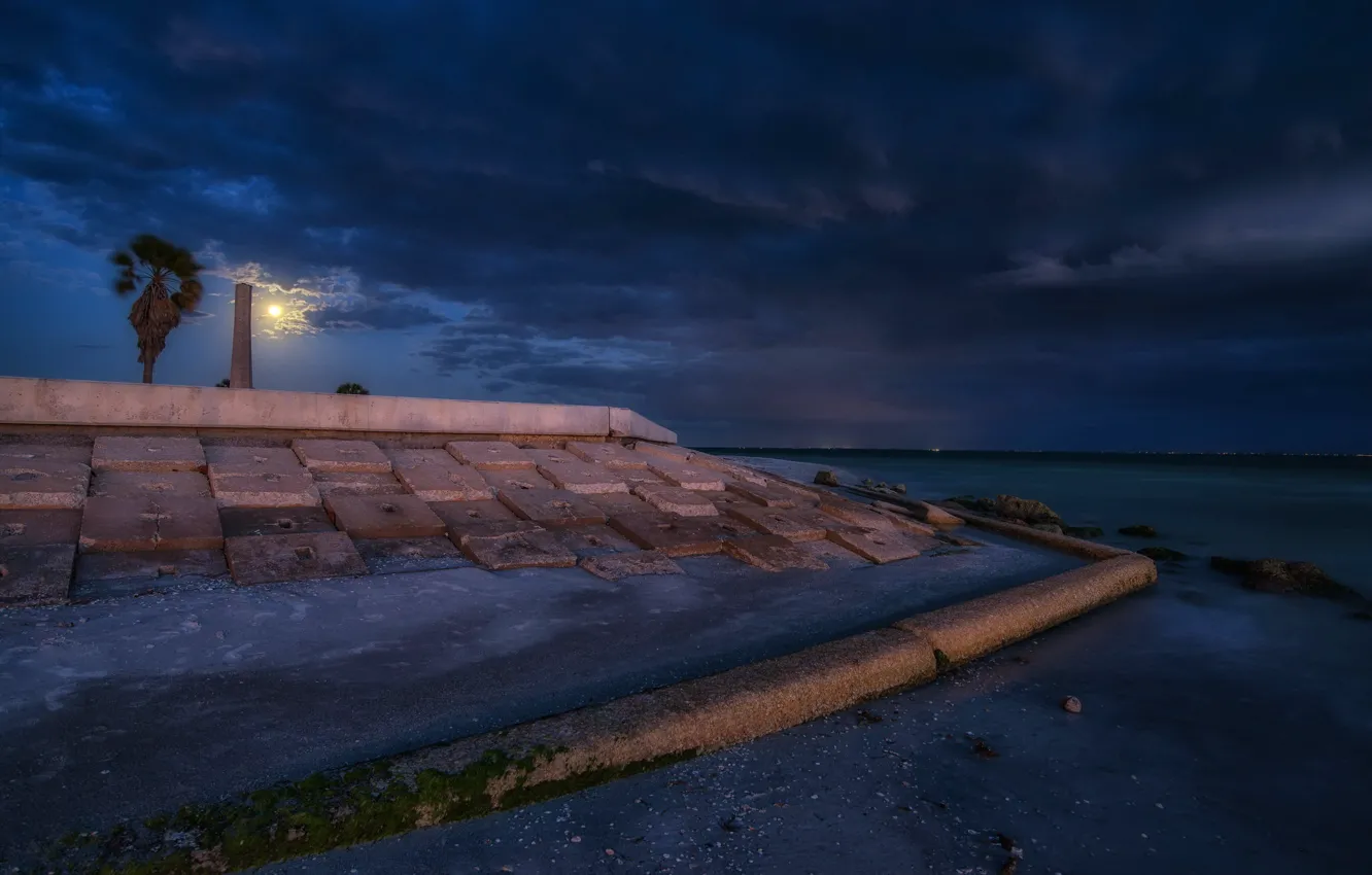 Фото обои United States, Florida, Pinellas, Moonbeam Beach