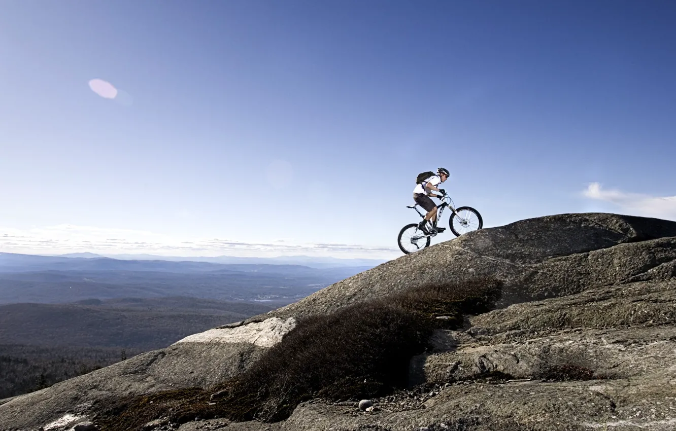 Фото обои горы, велосипед, кросс-кантри, felt, апхилл