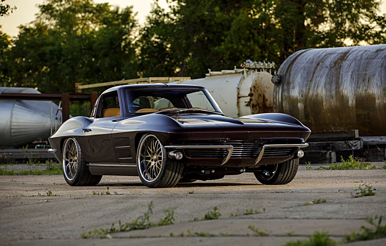Фото обои Corvette, Chevrolet, 1963, Vehicle
