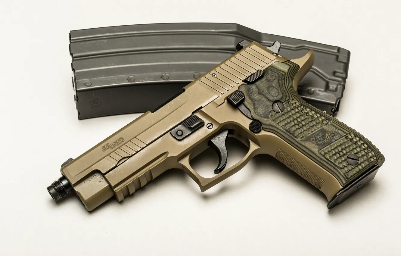 Фото обои пистолет, оружие, фон, SIG-Sauer, P226