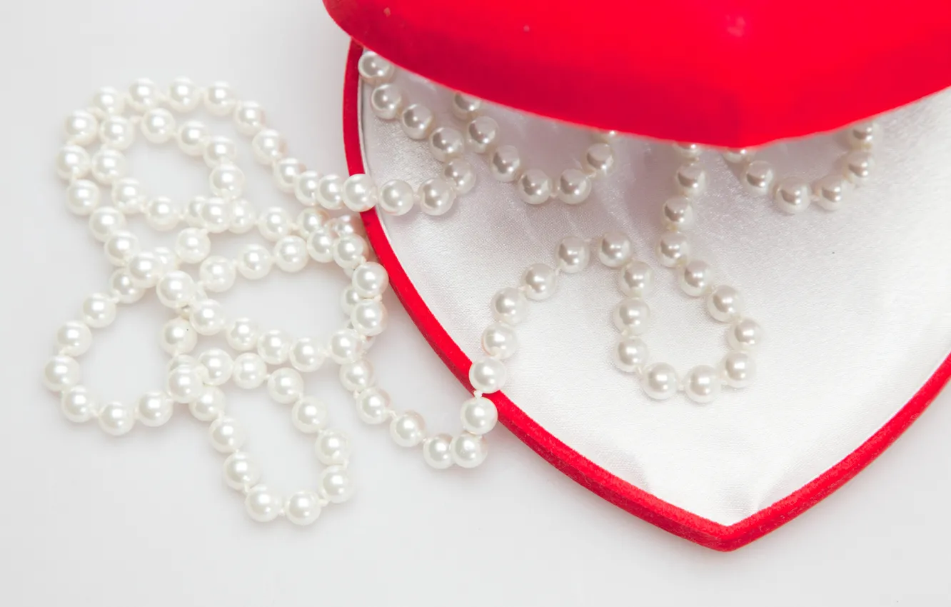 Фото обои украшения, подарок, жемчуг, бусы