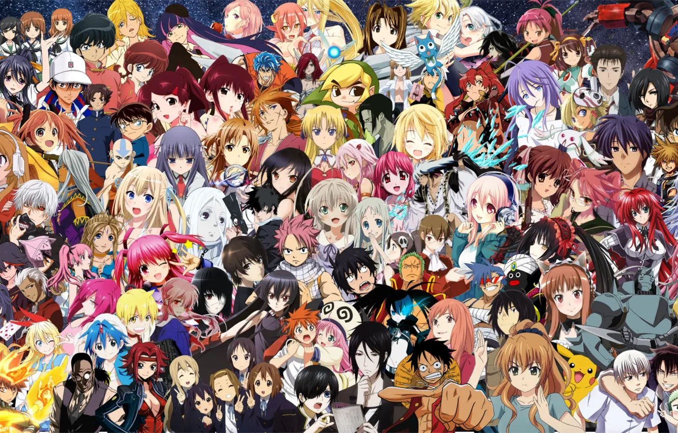 Фото обои лица, Anime, персонажи, Wallpaper, Characters