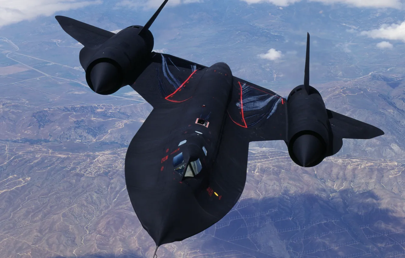 Фото обои разведчик, SR-71, стратегический, сверхзвуковой