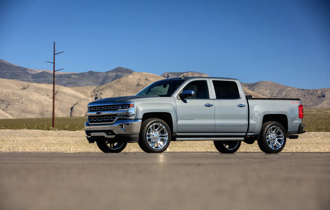 Фото обои Chevrolet, внедорожник, Silverado