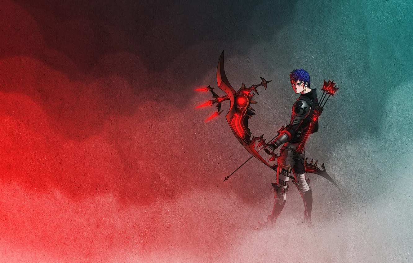 Фото обои лук, мужчина, стрелы, art, лучник, Final Fantasy XIV, Orisic Rynalil