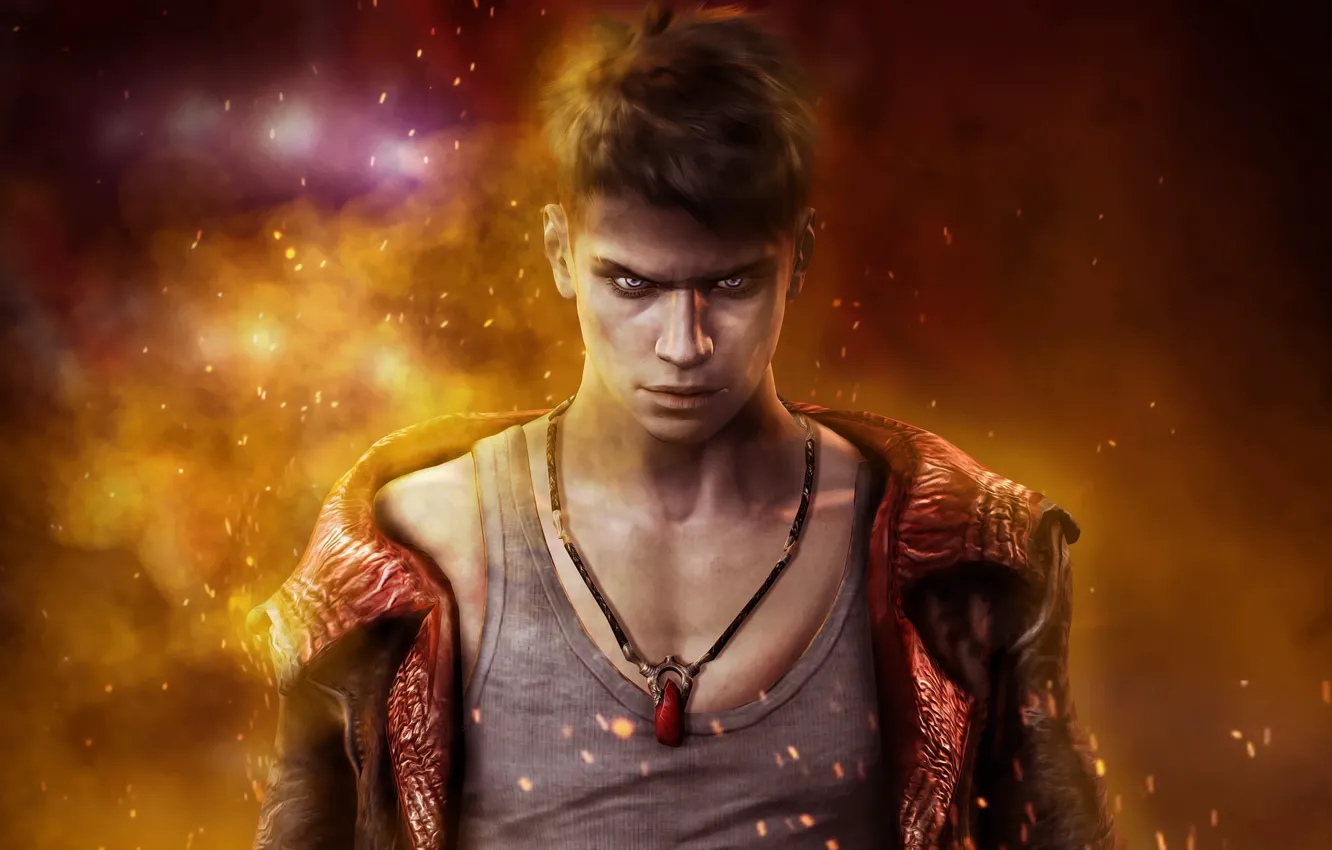 Фото обои амулет, Dante, devil may cry, Ninja Theory