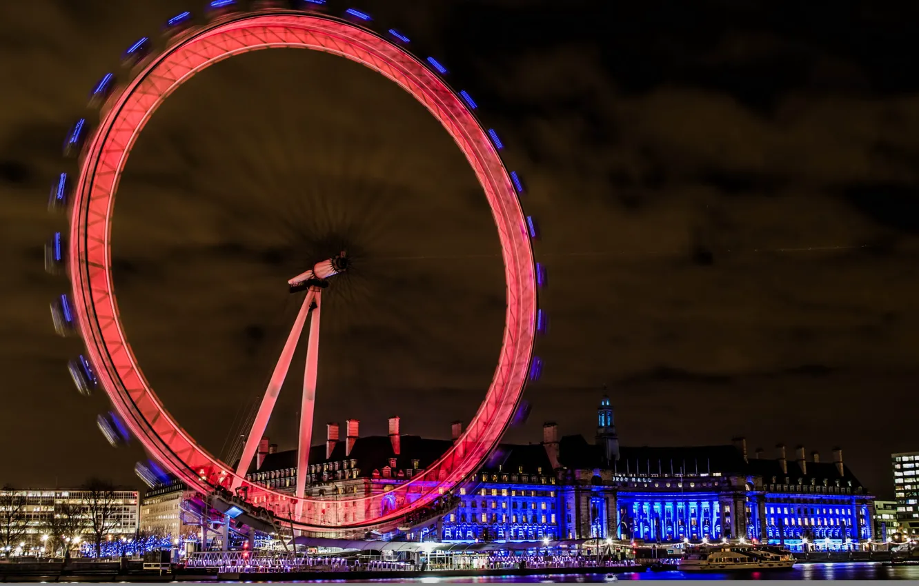 Фото обои London, England, Embankment