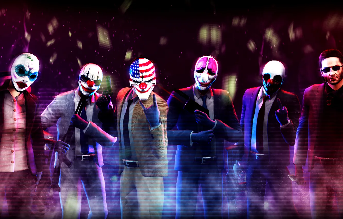 Фото обои payday, payday 2, PAYDAY, PAYDAY 2, payday2, PAYDAY2