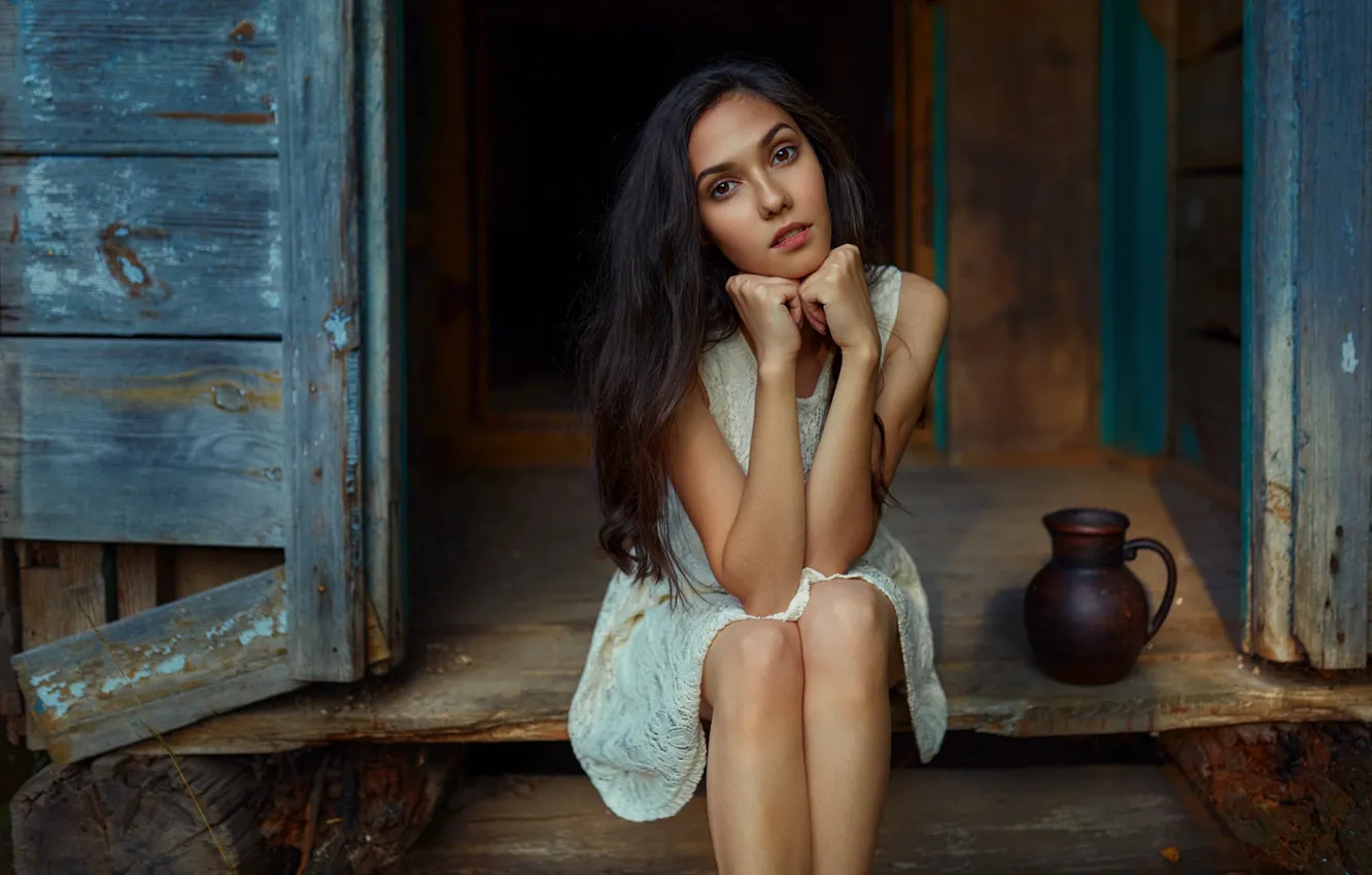 Фото обои взгляд, девушка, модель, Andrey Metelkov, Андрей Метельков
