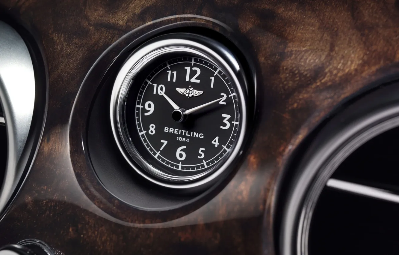 Фото обои авто, Часы, breitling, для, салона