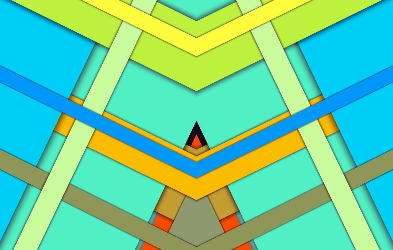 Фото обои треугольники, тени, фигуры