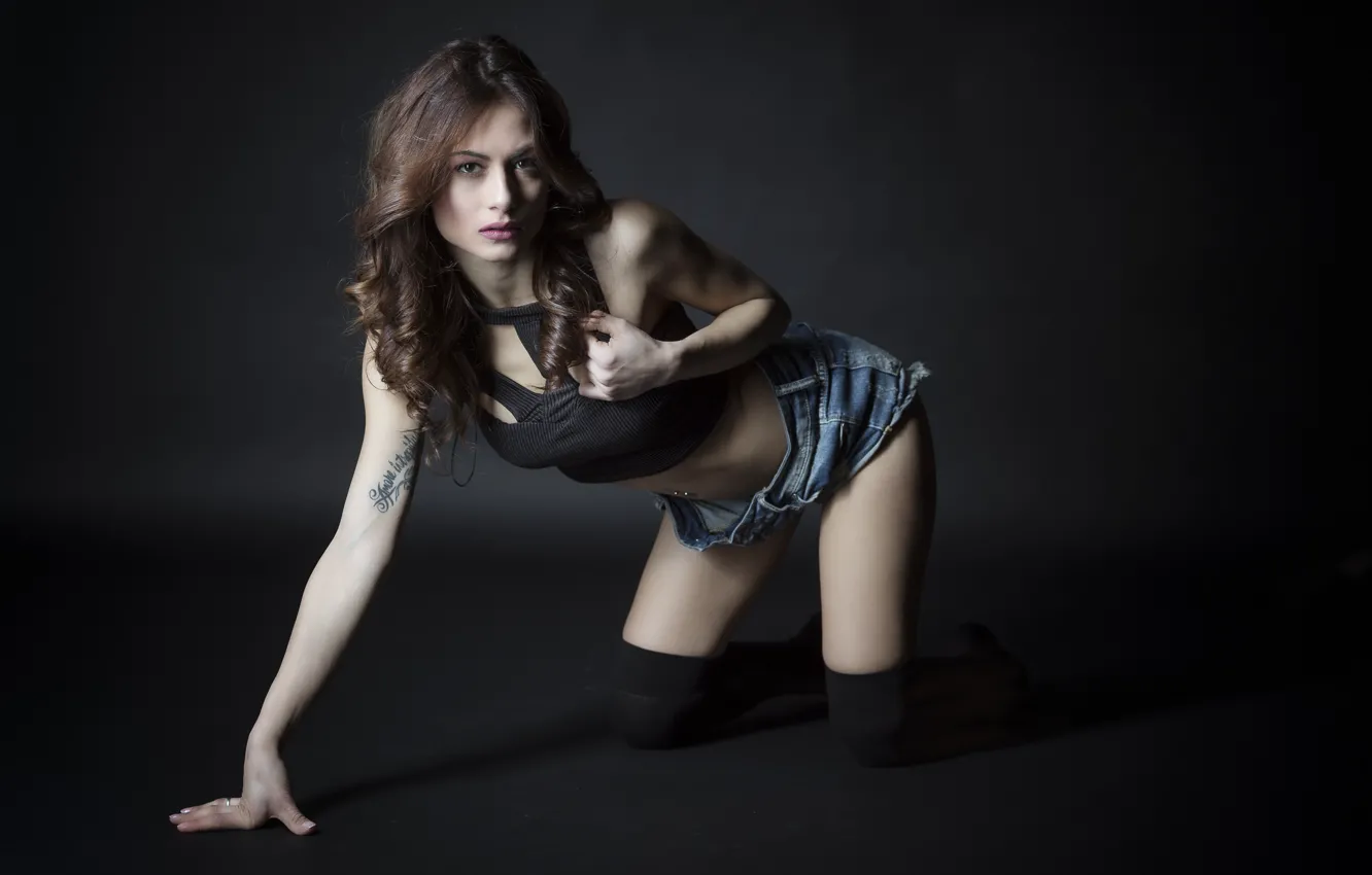 Фото обои лицо, поза, модель, волосы, Erika