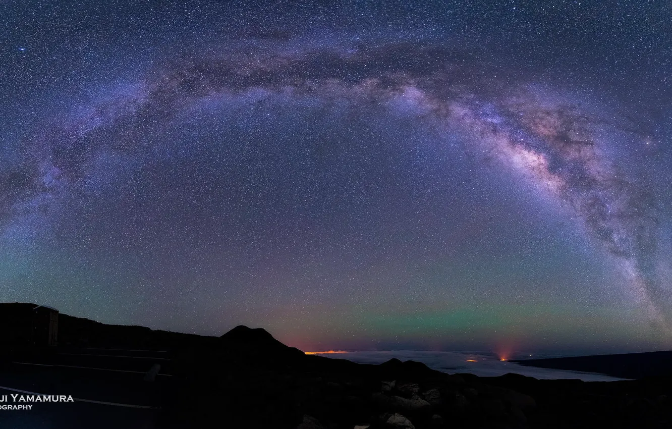Фото обои звёзды, Млечный Путь, photographer, Kenji Yamamura, Mauna Kea