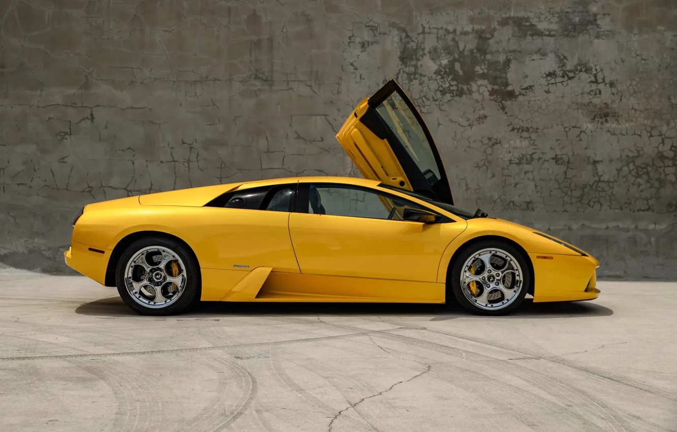 Фото обои Lamborghini, ламбо, вид сбоку, Lamborghini Murcielago, Murcielago