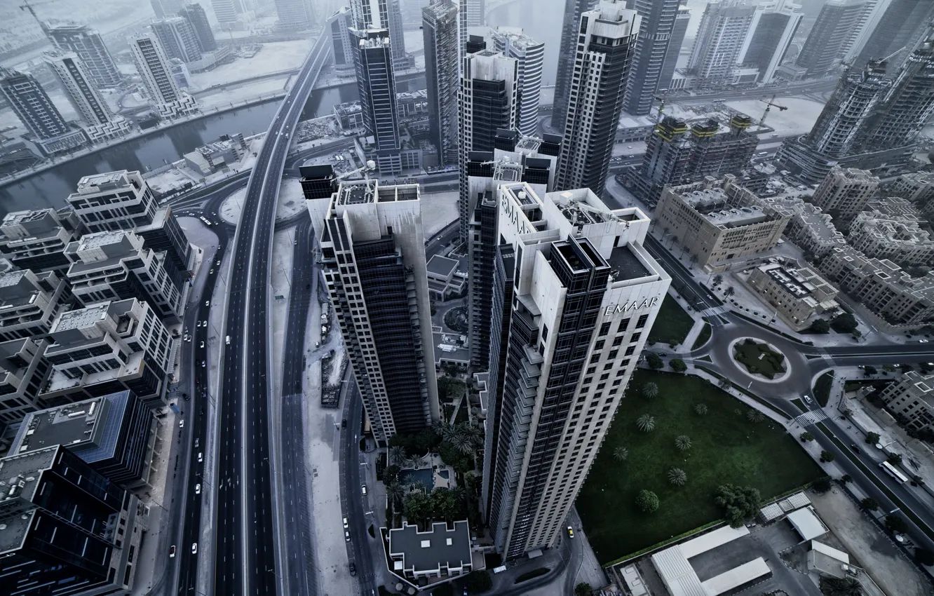 Фото обои город, дома, Dubai
