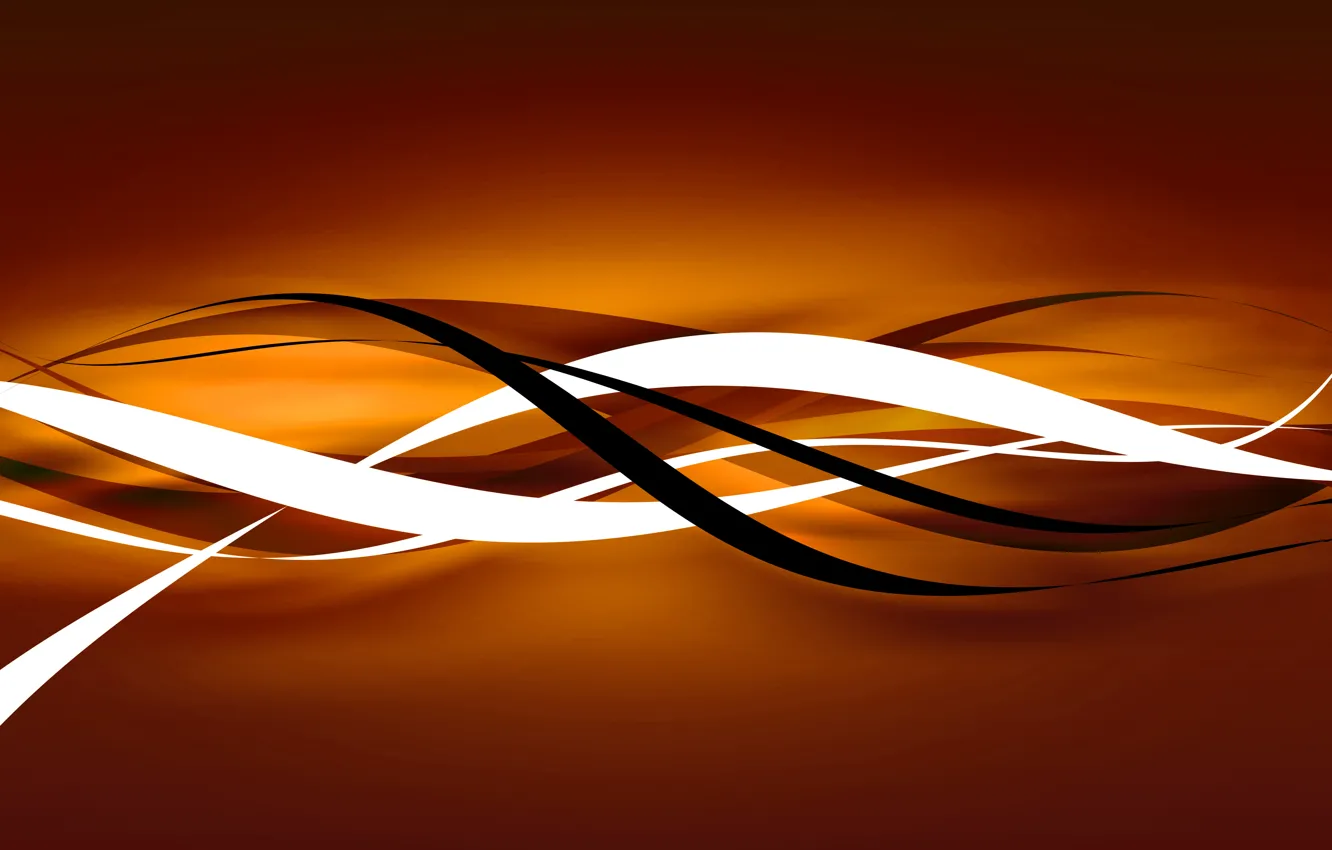Фото обои линии, оранжевый, абстракция
