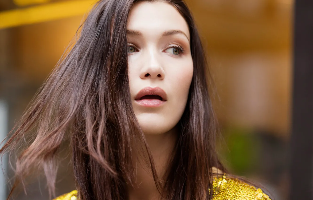 Фото обои девушка, портрет, Bella Hadid