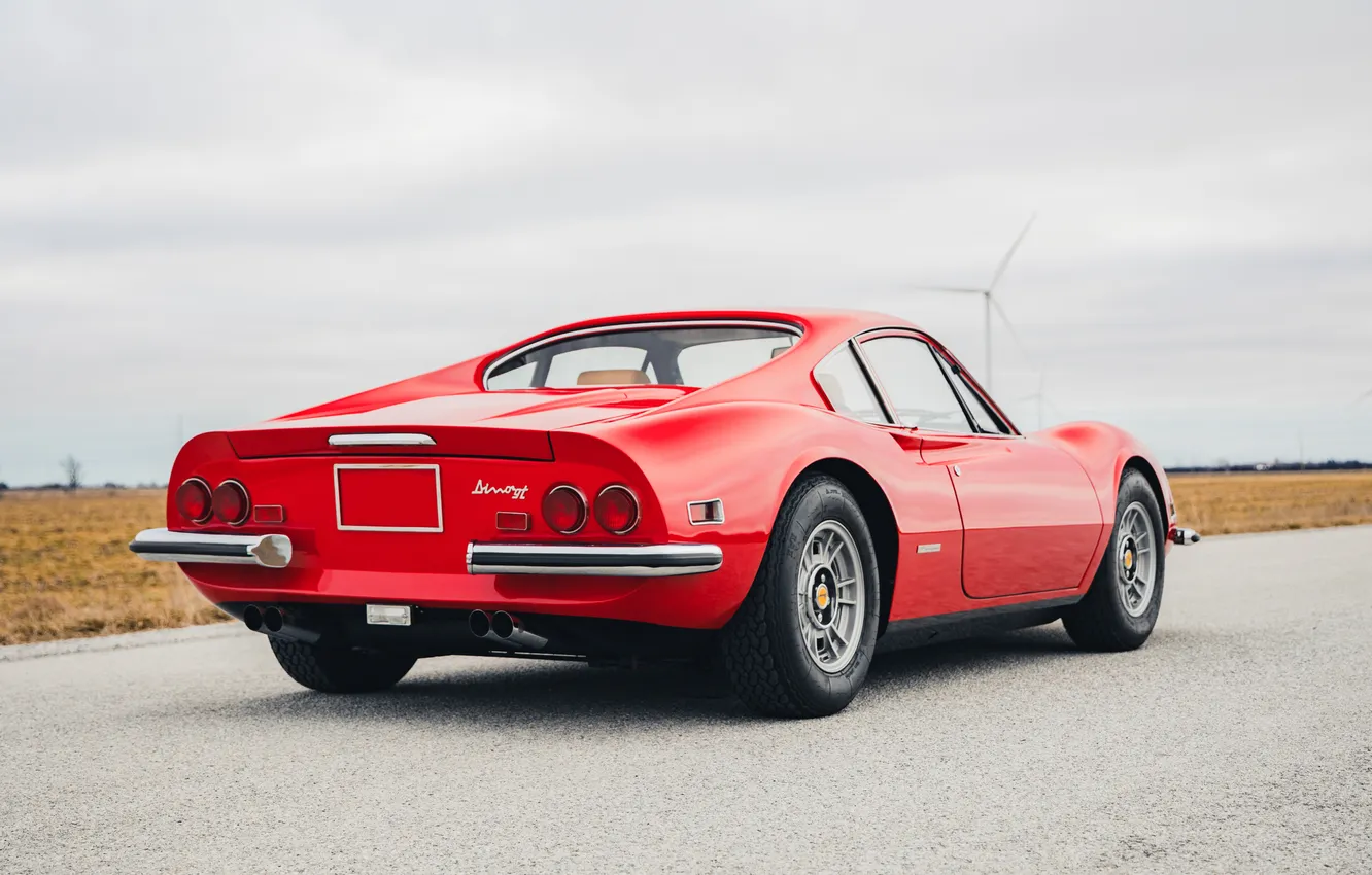 Фото обои Ferrari, 1972, Dino, Ferrari Dino 246 GT