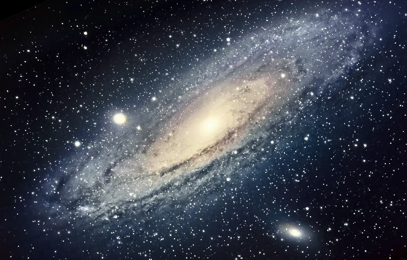 Фото обои космос, звезды, Andromeda, Galaxy