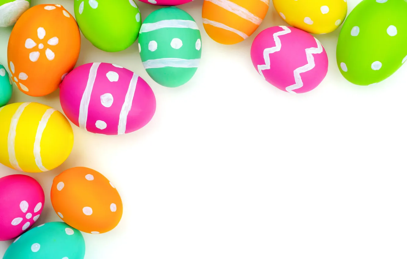 Фото обои colorful, Пасха, background, spring, eggs, Happy Easter, Easter eggs