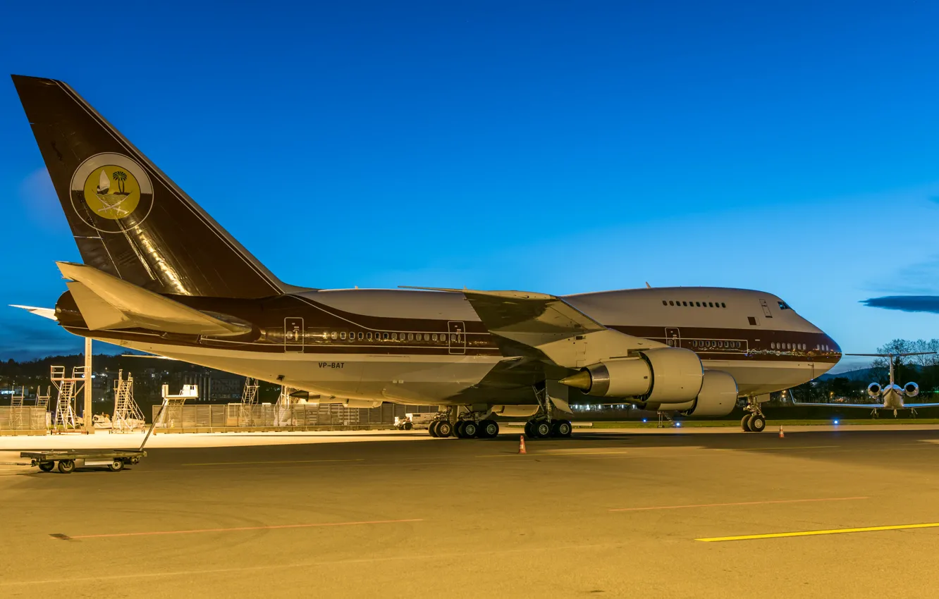 Фото обои Boeing, самолёт, пассажирский, 747SP