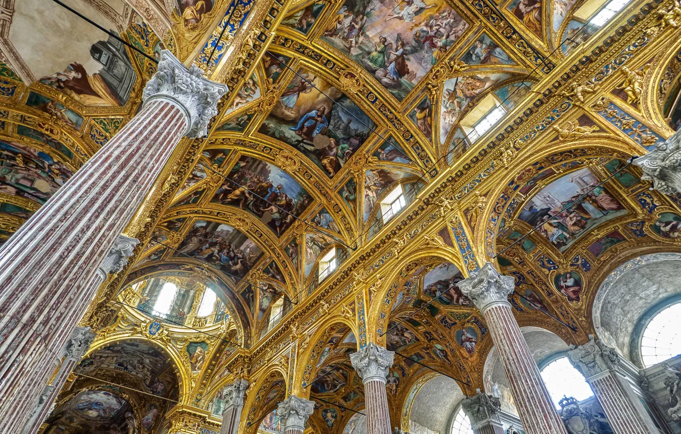 Фото обои Италия, Базилика, Генуя, Сантиссима Аннунциата дель Вастато