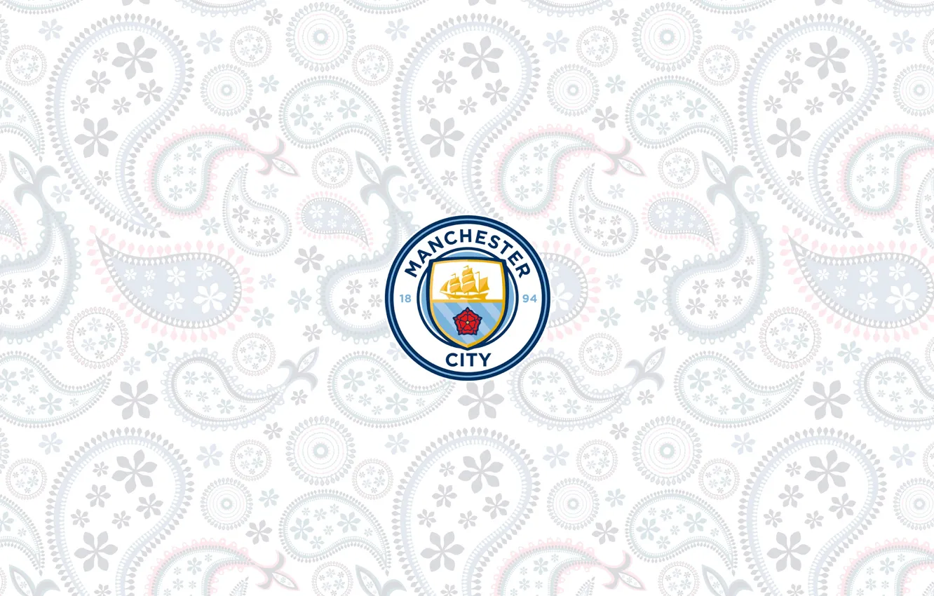 Фото обои logo, emblem, soccer, premier league, manchester city, man city, manchester city fc