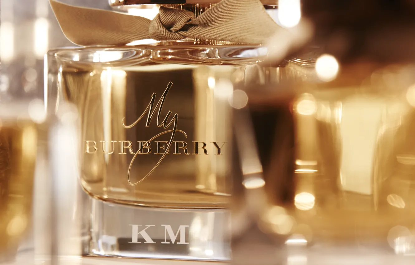 Фото обои дух, лента, флакон, аромат, бренд, парфюм, MY BURBERRY
