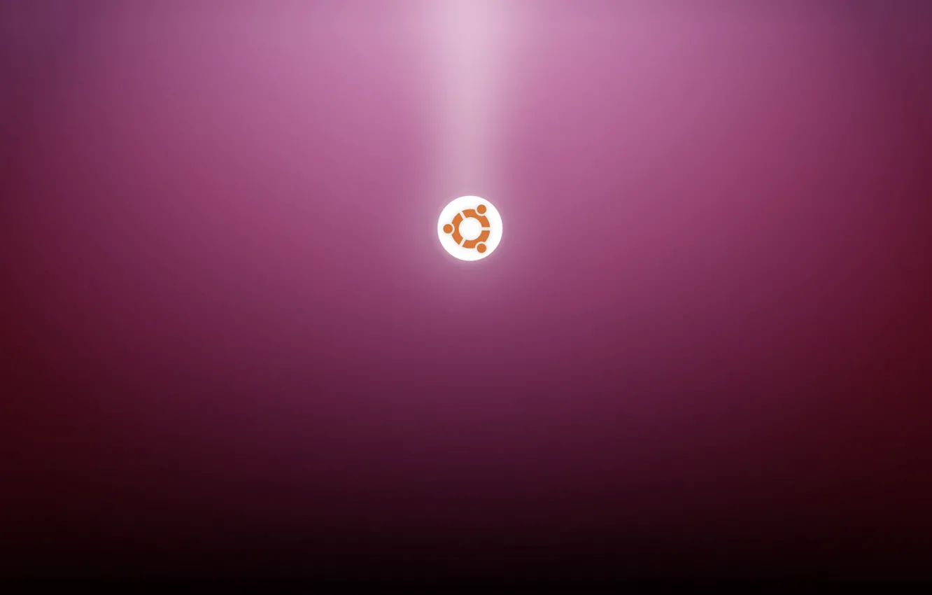Фото обои логотип, ubuntu, убунту, lucid