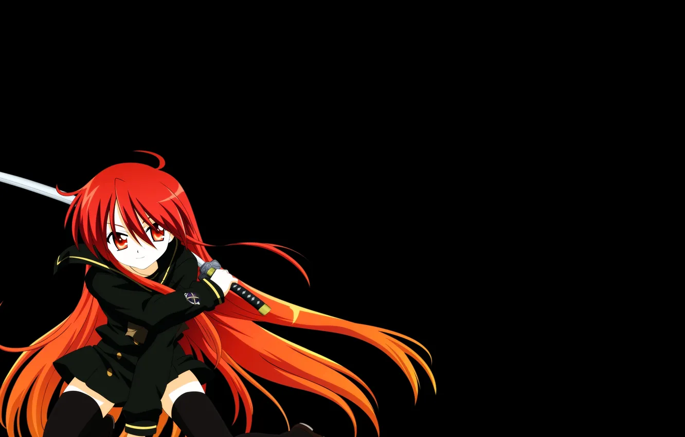 Фото обои sword, black, shakugan no shana, shana