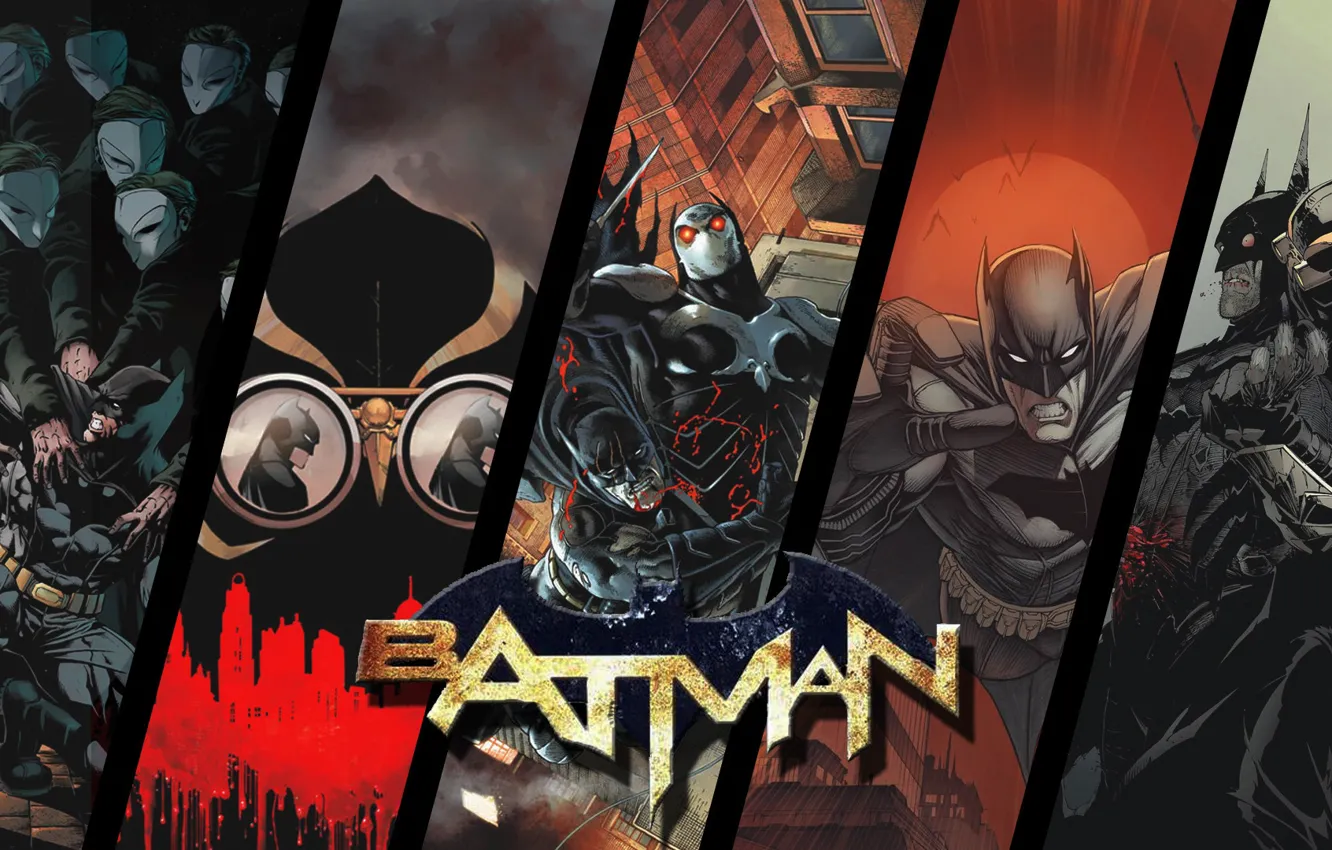 Фото обои Бэтмен, Костюм, Герой, Маска, Комикс, Когти, Супергерой, Hero
