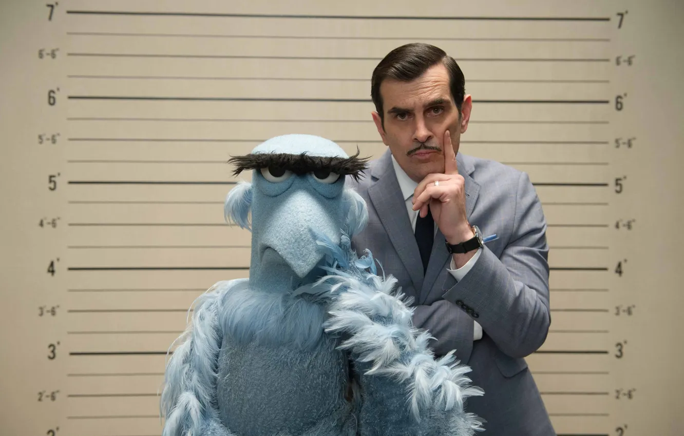 Фото обои Ty Burrell, Маппеты-2, Muppets Most Wanted, Sam Eagle