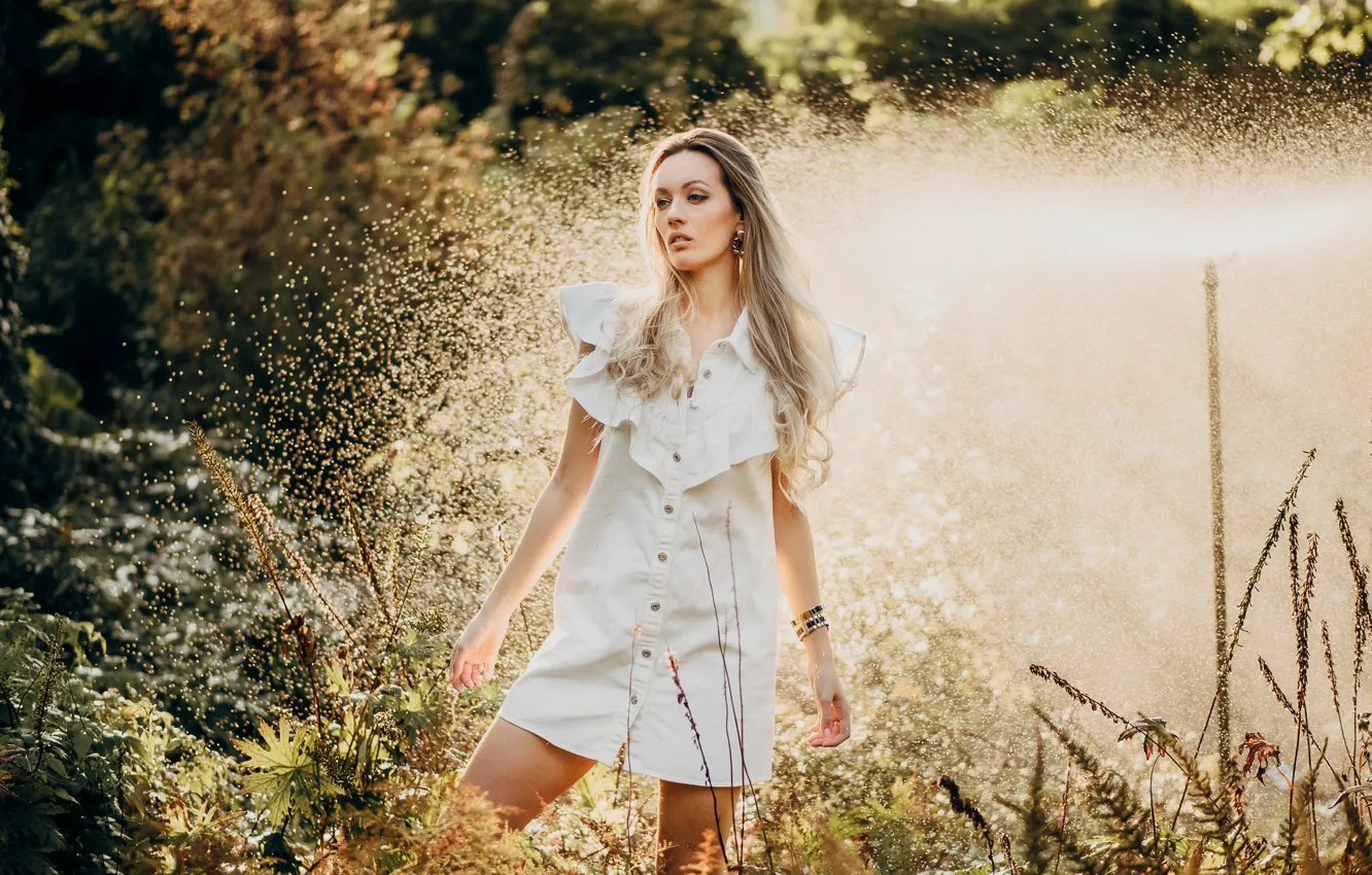 Фото обои лето, девушка, model, Olya Alessandra
