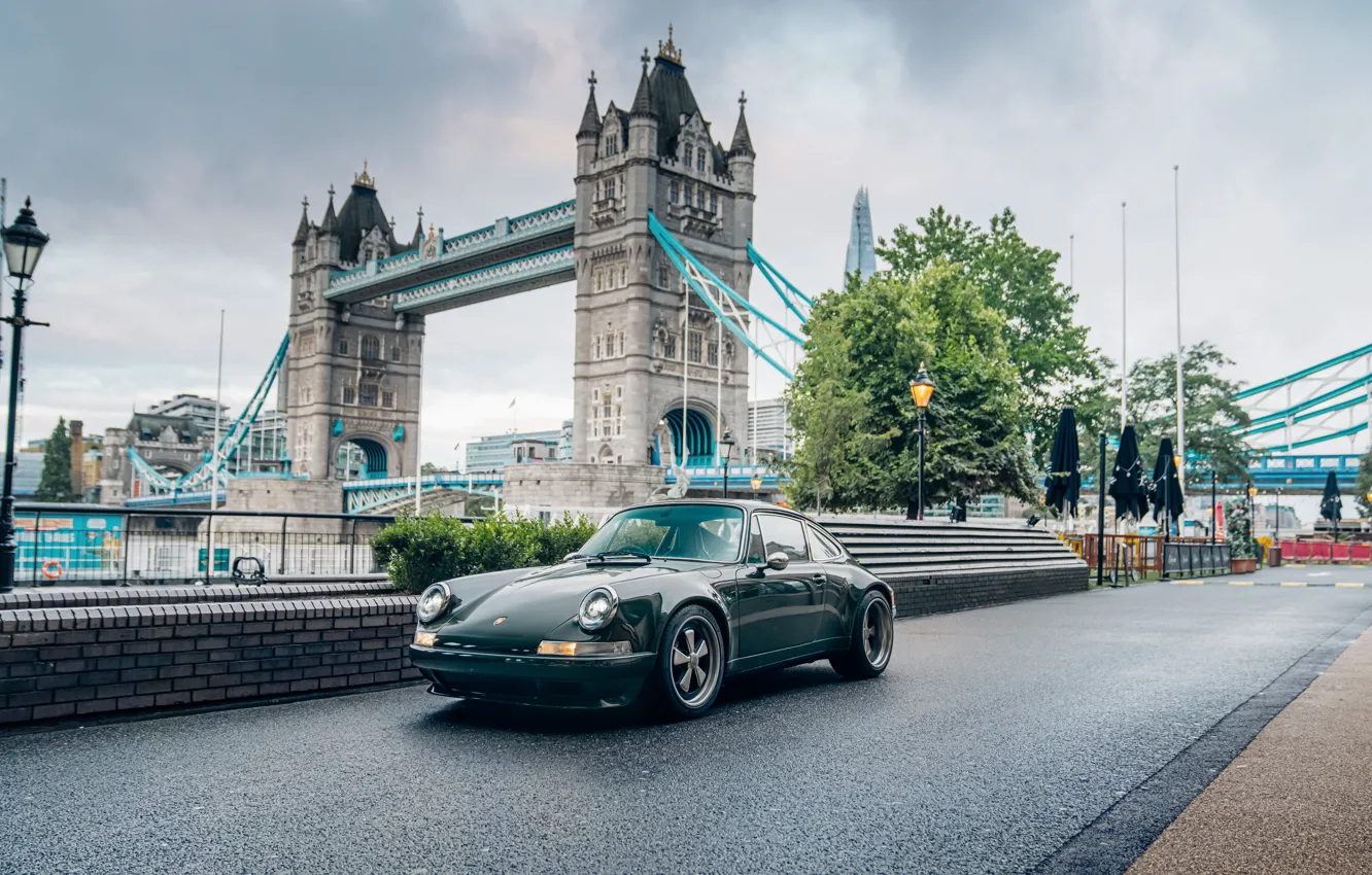 Фото обои 911, Porsche, sports car, London Bridge, Theon Design Porsche 911