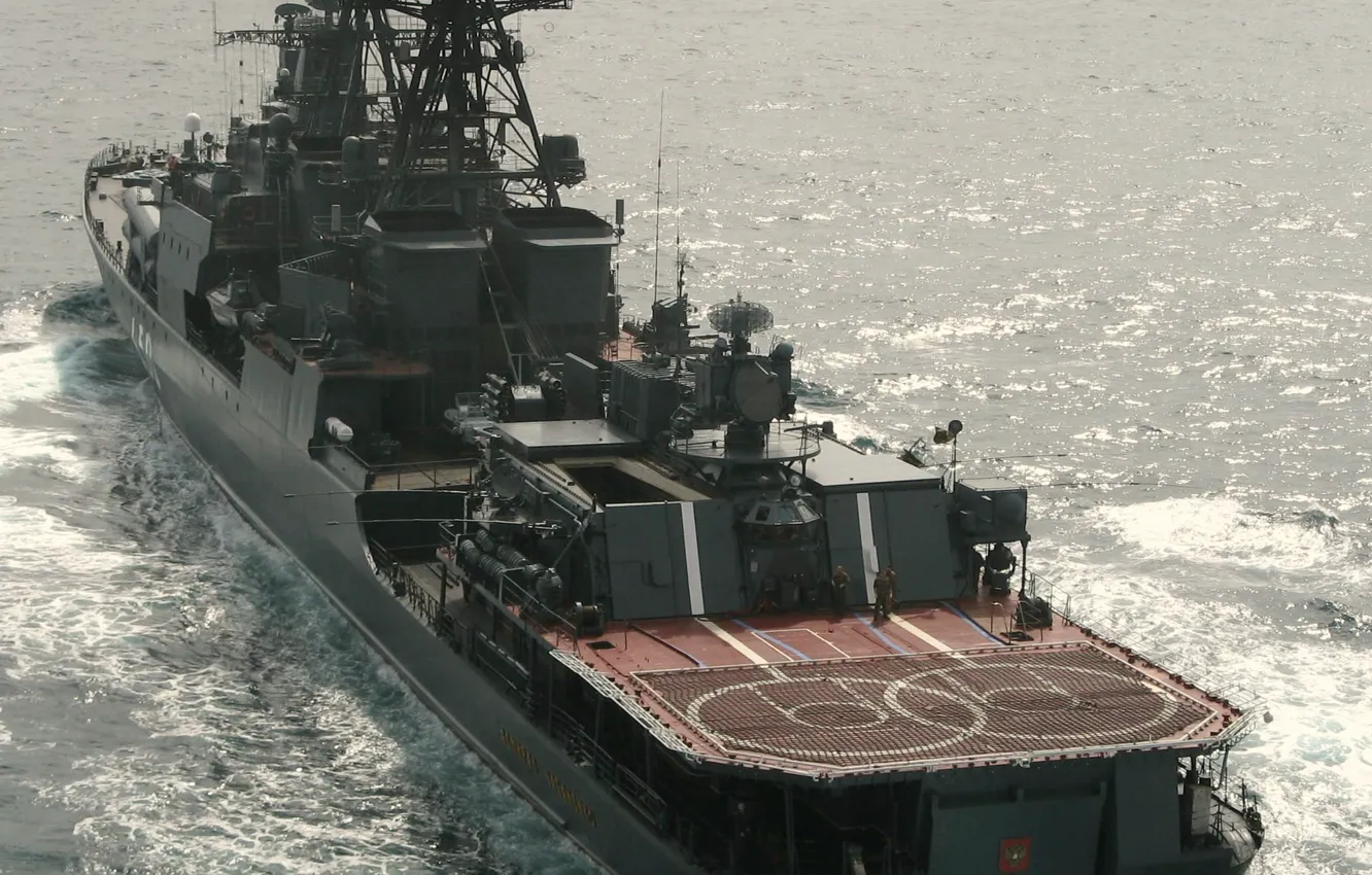 Фото обои корабль, противолодочный, Адмирал Чабаненко