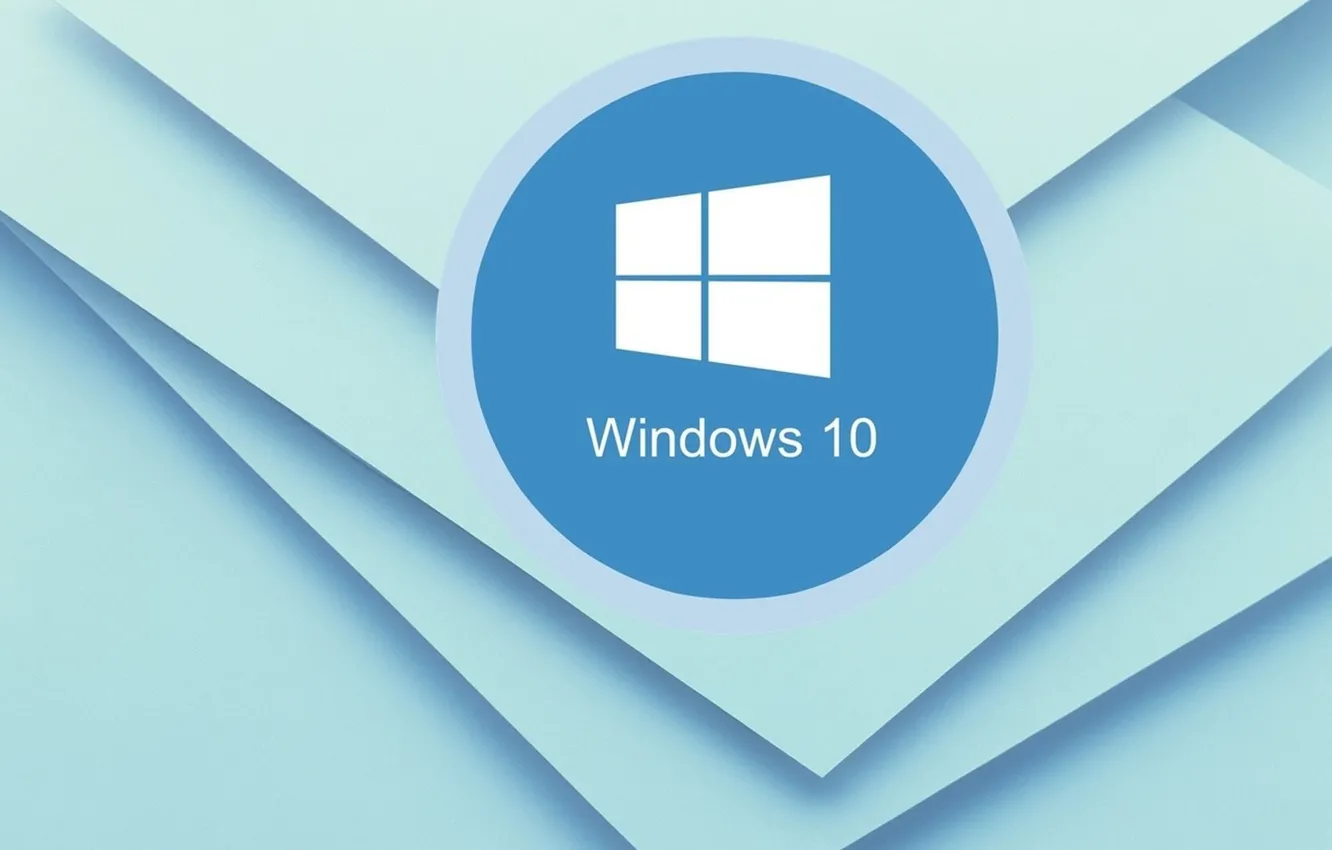 Фото обои линии, фон, голубой, текстура, Windows-10