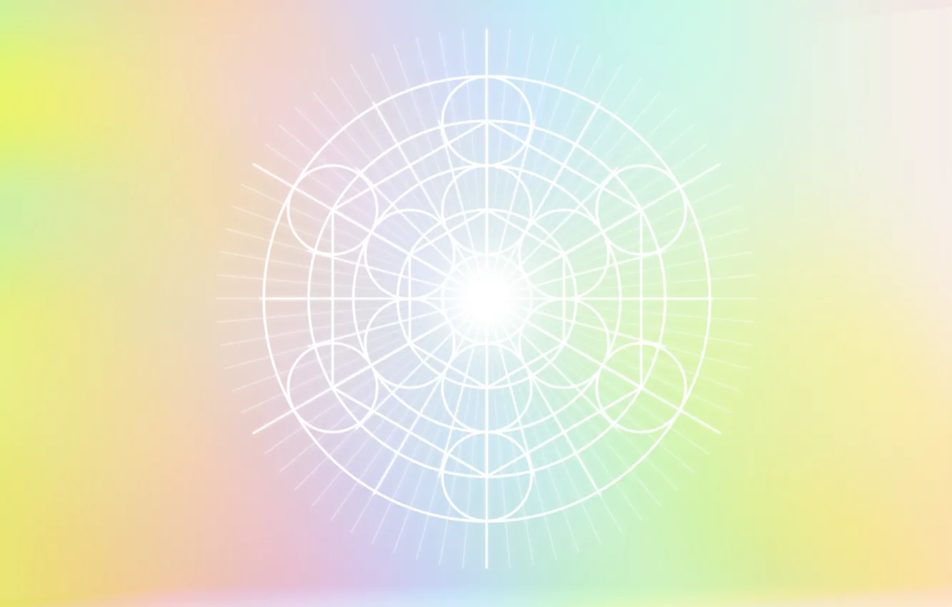 Фото обои минимализм, minimal, spiritual, сакральная геометрия, sacred geometry, куб метатрона