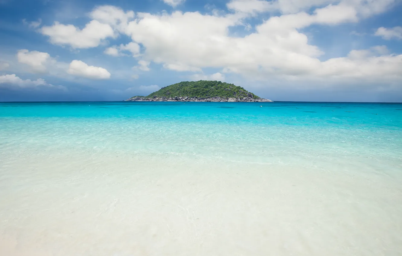 Фото обои небо, вода, остров, Similan islands, Симиланские острова