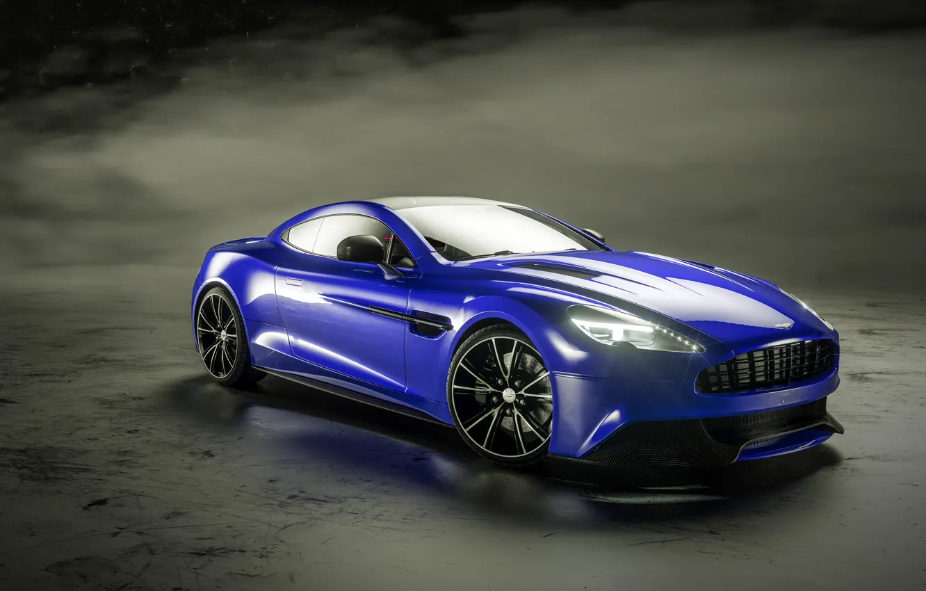 Фото обои Aston Martin, вид спереди, Vanquish