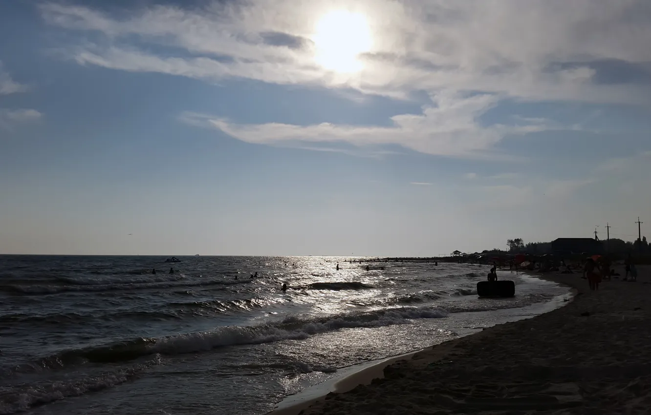 Фото обои море, лето, солнце, Железный Порт