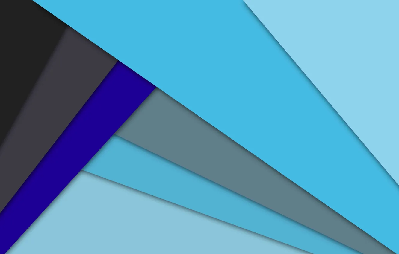 Фото обои линии, синий, серый, голубой, черный, геометрия, material