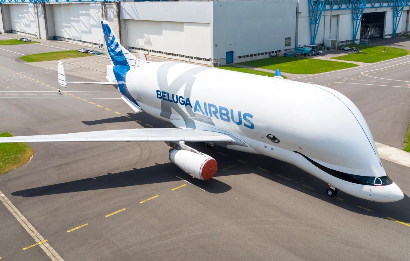 Фото обои самолет, самолёт, Грузовой, Airbus, Beluga, A300, Airbus Beluga, Super Transporter
