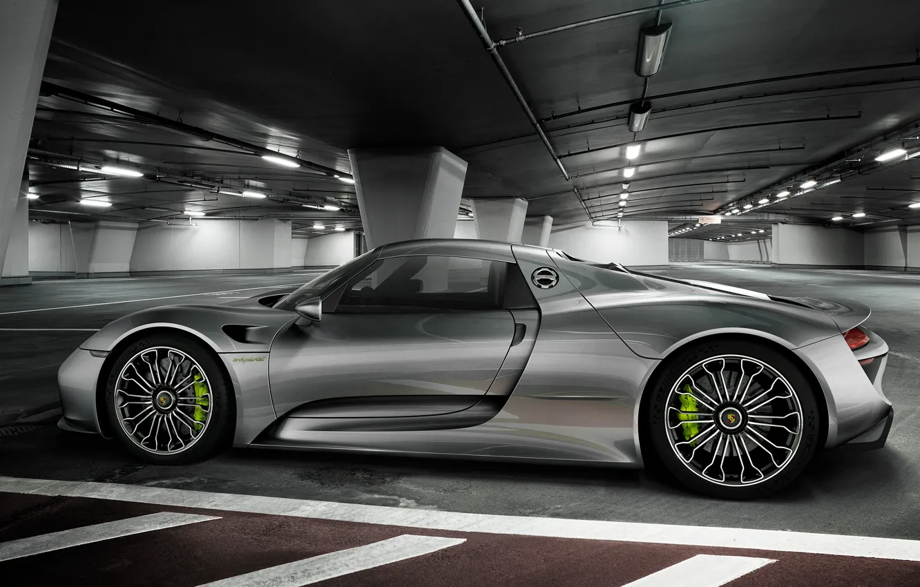 Фото обои Porsche, Spyder, 918, 2015